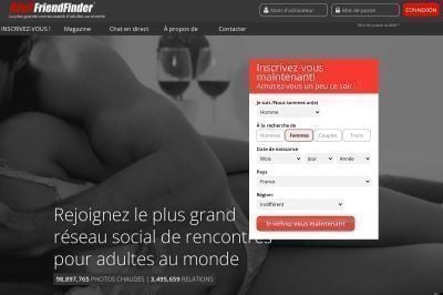 adultfriendfinder.com screenshot