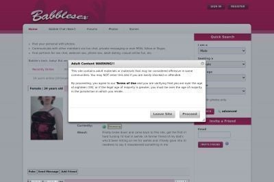 babblesex.com screenshot