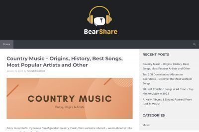 bearshare.com screenshot