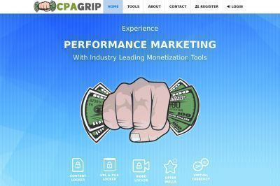 cpagrip.com screenshot