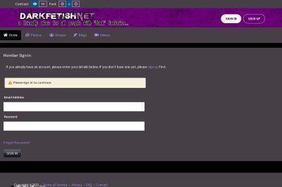 darkfetishnet.com screenshot