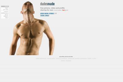 dudesnude.com screenshot