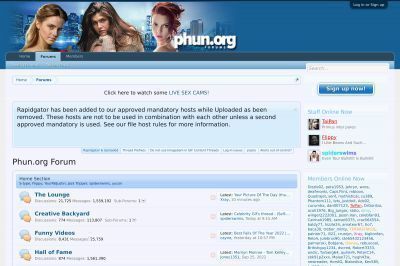 forum.phun.org screenshot