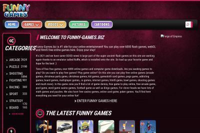 funny-games.biz screenshot