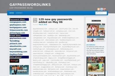gaypasswordlinks.com screenshot