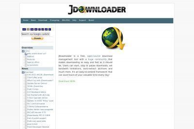 jdownloader.org screenshot