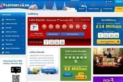 lottery.co.uk screenshot