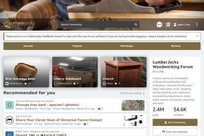lumberjocks.com screenshot