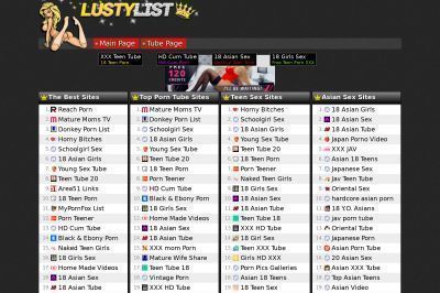lustylist.com screenshot