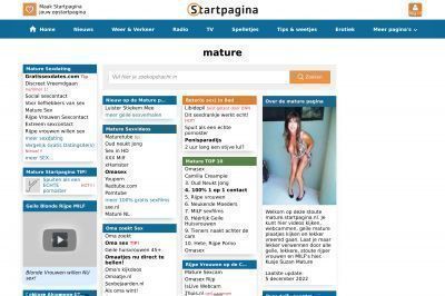 mature.startpagina.nl screenshot