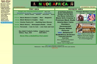 nudeafrica.com screenshot