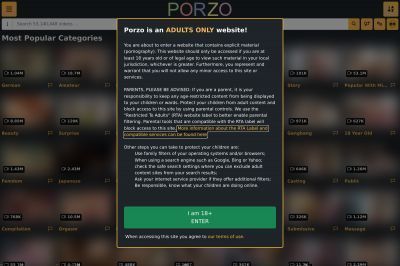 porzo.com screenshot