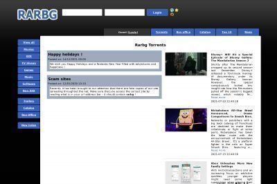 rarbg.com screenshot