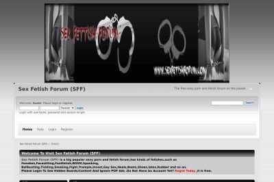 sexfetishforum.com screenshot