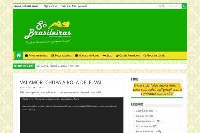 sobrasileiras.com screenshot