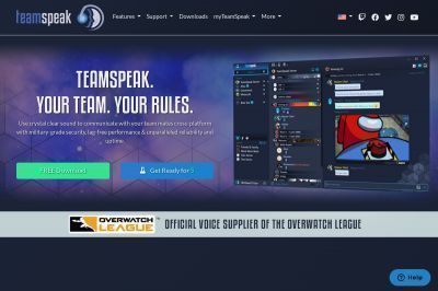 teamspeak.com screenshot