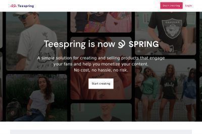 teespring.com screenshot