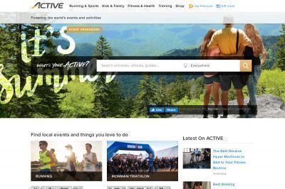 active.com screenshot