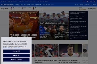 cbssports.com screenshot