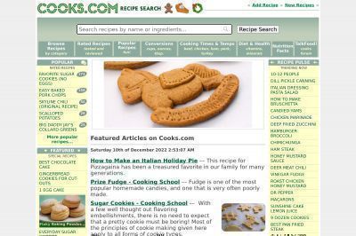 cooks.com screenshot