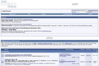 dslr-forum.de screenshot