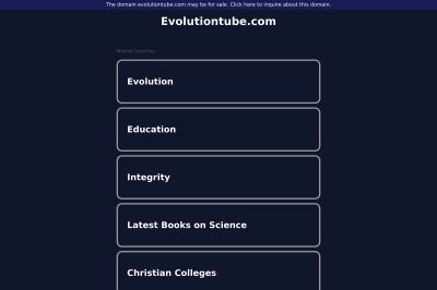 evolutiontube.com screenshot