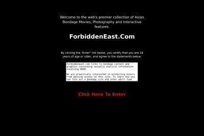 forbiddeneast.com screenshot