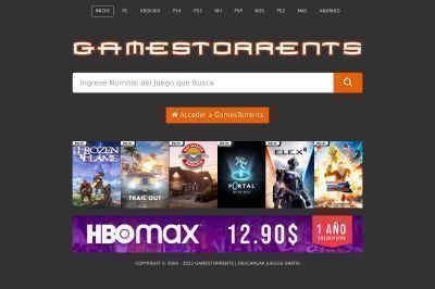 gamestorrents.com screenshot