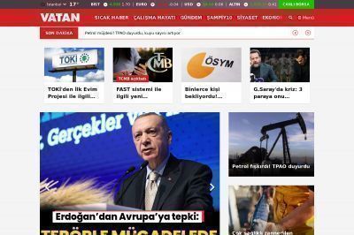 gazetevatan.com screenshot