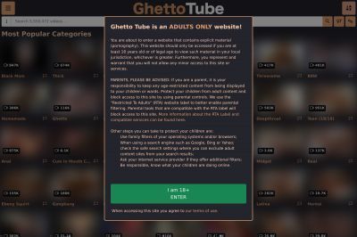 ghettotube.com screenshot