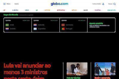 globo.com screenshot