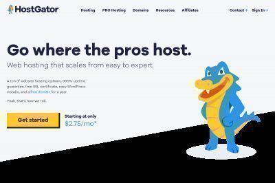 hostgator.com screenshot