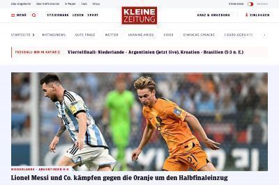kleinezeitung.at screenshot