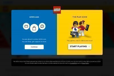 lego.com screenshot
