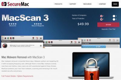 macscan.securemac.com screenshot