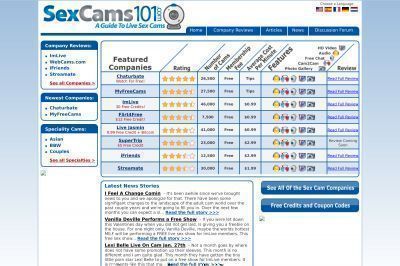 sexcams101.com screenshot