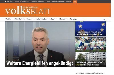 volksblatt.at screenshot