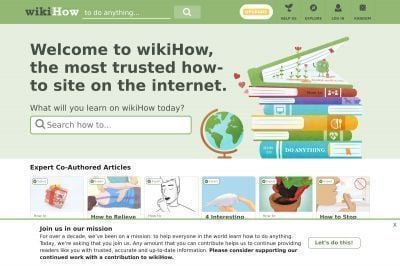 wikihow.com screenshot