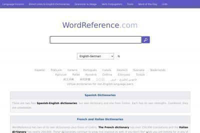 wordreference.com screenshot