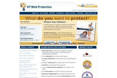k9webprotection.com screenshot