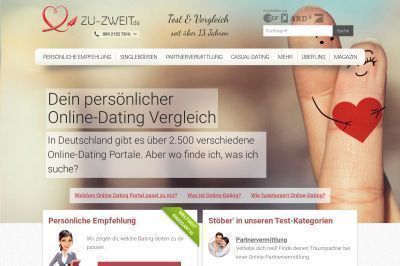 zu-zweit.de screenshot